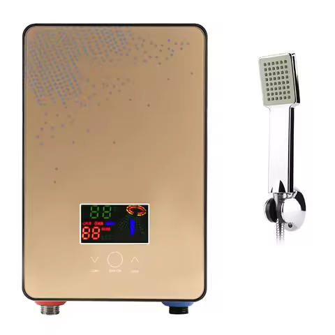 220V 6500W Tankless Water Heater Instant Electric Hot Water Heater Shower for Home Bathroom