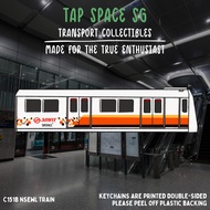 C151B NSEWL MRT Train Keychain
