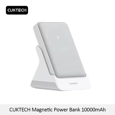 CUKTECH Magnetic Power Bank 10000mAh WPB100N With Charging Base 7.5W Wireless Charging Powerbank For