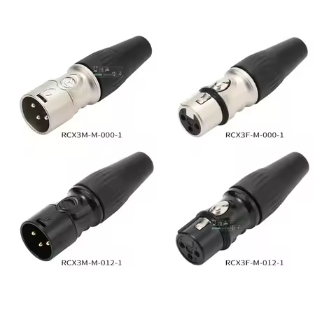 1pcs REAN YONGSHENG NEUTRIK Cannon male/female plug microphone line audio balance XLR YS176 YS177 YS