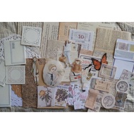 Journal kit journaling set paper bundle vintage aesthetic journal scrapbook decoration