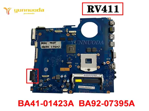 Original For Samsung NP-RV411 RV411 Laptop Motherboard BA41-01423A BA92-07395A HM55 Tested Good Free