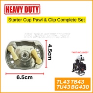 Heavy Duty TL43 TU43 TB43 BG430 Brush Cutter Starter Pawl Starter Cup Mesin Rumput