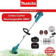 Makita Powerful Cordless Grass Cutter 388V Rechargeable Lithium Battery Grass Trimmer Lawn Mowers