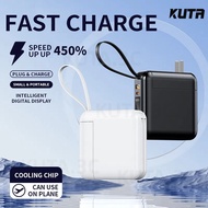 K15 15000mAh Fast Charging Power Bank 22.5W Morandi Color Detachable Charging Head With Cables Digit