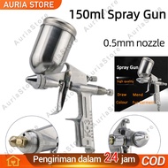 Spray Gun Spet Cat Angin Mesin Kompresor F75 Tabung Atas 400ml Alat Spet Semprot Cat Tabung Atas Spr