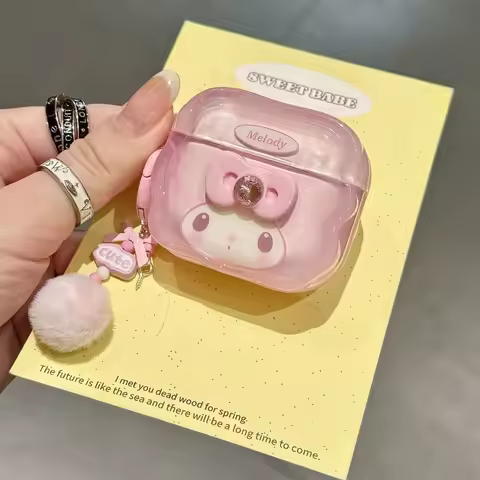 Cartoon Kuromi Headphone Case For AirPods Pro 1nd Case Soft TPU Cover For AirPods 3 1 2 Air pods 4 G