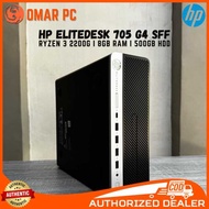 HP ELITEDESK 705 G4 I RYZEN 3 2200G 8Gb RAM 256Gb NVME | 500Gb HDD (Refurbished) 816