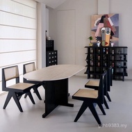 Nordic Style Stone Dining Table u Household Modern Small Apartment Table Feel Rock Luxury Hole Simpl