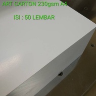 (50 Sheets) Art Carton Paper 230 gsm / Art Carton Glossy Paper 230 gsm