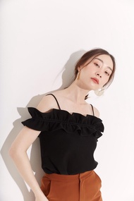 Le qua - Daisy ruffle top **pre-order 7-14 วัน**
