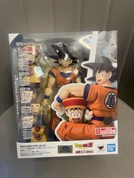 SHFiguarts SHF 龍珠 Dragon Ball - 孫悟空 及 幼年 孫悟飯 父子筋斗雲 日版金貼