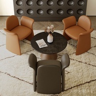 Table Chair Office Simple Light Luxury Club Rest Area Hotel Sofa Sofa Reception Room Lobby Negotiati