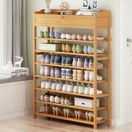 ❖❍Bamboo insect shoe rack, simple multi-layer drawer shoe cabinet, dustproof solid wood bedroom storage rack, multifunct