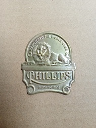 Emblem plat merk sepeda onthel phillips kuningan