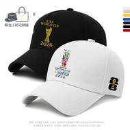 【现货】定制2026美加墨FIFA世界鸭舌帽杯WorldCup足球迷加油助威男棒球帽6.3PS 【In Stock】Customized 2026 USA-Canada-Mexico FIFA Wor