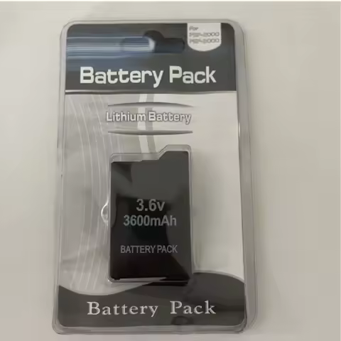 3.6V 3600mAh Rechargeable Lithium Battery Pack for PSP 1000 Lithium Batteries for PSP2000/3000 Repla