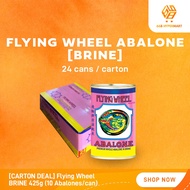 [CARTON DEAL] Flying wheel BRINE 425g Abalone (10 abalones / Can) 2028 Expiry