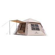 【COD】เตนท์แคมป์ปิ้ง เต้นท์แคมปิ้ง Tent sleeps 3-4 people outdoor tent automatic tent Camping tent mountainhiker field tent 2 doors 2 windows sleeping tent 2.1x2.1 meters