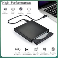 Slim External DVD RW CD Writer Drive Burner Reader Player Optical Drives USB 2.0 CD/DVD-ROM CD-RW  F