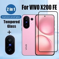 Vivo X200 FE 5G 2 in 1 Tempered Glass Screen Protector For Vivo X200 Ultra Pro mini 5G Anti-impact G