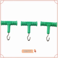 TOPBEAUTYMY 10 Pcs Hook Fishing Baiting Rig Tool, ABS Stainless Steel Fishing Baiting Rig Tool, Dura