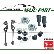 DAIHATSU-KENARI, KELISA DEPAN LOWER ARM DENGAN LOWER ARM BUSH RUBBER/ ABSORBER MOUNT/ ABSORBER COVER/ STABILIZER BUSH