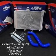 Huwi Curve Gambot Ninja Rr & R Radiator Ninja 150 R & Ss Ninja 150 Rr & Krr Radiator/