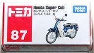 全新 Tomica 87 本田 Honda Super Cub 摩托機車 本田小狼與我 停產絕版 Tomy 多美小汽車