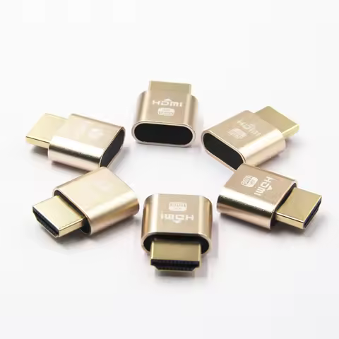 HDMI Virtual Display 4K HDMI DDC EDID Dummy Plug EDID Display Cheat Virtual Plug HDMI Dummy Emulator