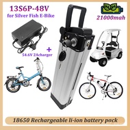 48V18650 Silverfish Electric Bike Baery 21AH Li-ion Power Baery Pack for - G-Hybrid Urban Folding Electric Bike Internal