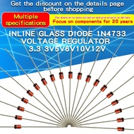 50PCS 1W Zener Diode 1N4727A 3V/ 1N4728A 3.3V/ 1N4729A/3.6V 1N4730A/3.9V 1N4731A/4.3V 1N4732A/4.7V 1