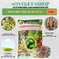 Phân NPK 20-20-15 + TE ( 1kg ) - VEGETASHOP - Phân Bón Cuốc Vàng