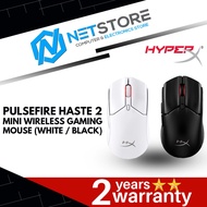 HYPERX PULSEFIRE HASTE 2 MINI WIRELESS GAMING MOUSE (WHITE / BLACK)