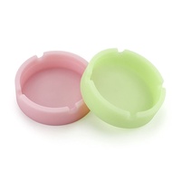 In The Dark Luminous Silicone Soft Ashtray For Smoking Cigar Weeds Accessories Ashtray For Home Desk