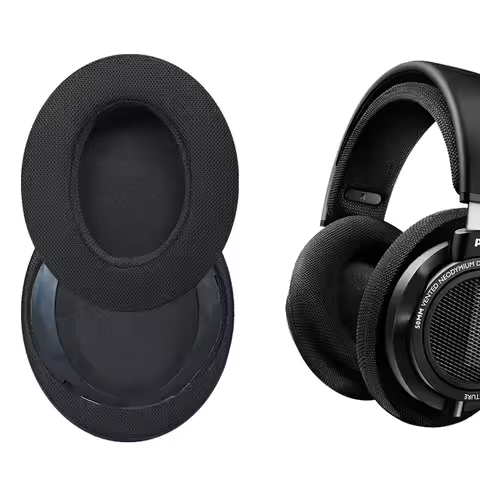 Replacement Foam Ear Pads Mesh Fabric Protein Leather Cushions /Earpads Headbeam Suitable for Philip