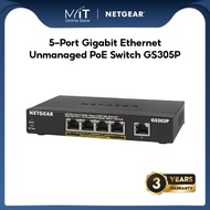 NETGEAR 5-Port Gigabit Ethernet Unmanaged PoE Switch GS305P 【3 Years Warranty by NETGEAR】