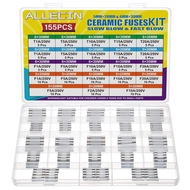 21 Values 250V Fast Slow Blow Ceramic Fuses Assortment Kit 5X20MM F 1A 2A 5A 10A 15A 20A Generac Fus