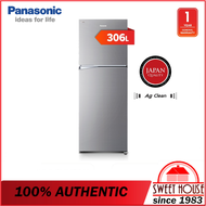 Panasonic (325L) Fridge NR-TV341BPSM Inverter Energy Saving 2-Door Top Freezer Refrigerator