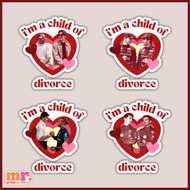 F1 CHILD OF DIVORCE VOL 1 FORMULA ONE DRIVER WATERPROOF STICKER