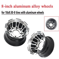8 Inch Tires Wheel white hub 8 Inch 19X7-8 inch 18* 9.5-8 inch Wheel Rims for ATV parts