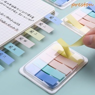 PRESTON Sticky Notes Waterproof Fresh Morandi Color Morandi Color Bookmark To Do List Point It Marker Memo Pad