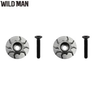 ดุมคอจักรยานที่มีสกรู MTB ก้านดอกจักรยานเสือหมอบฝาครอบจุกหมวกแก๊บ (สีเทา)