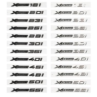 【BMW】Xdrive18i 20i 23i 25i 28i 30i 35i 40i 45i 48i 50i 55i BMW Fender side emblem Sticker four-wheel