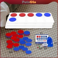 [PETSOLA] Ten Frames Set Math Tool for Early Math Math Manipulatives Home Learning