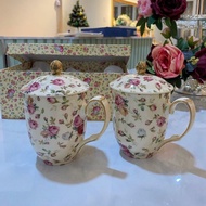 1 set Of 2-story Ceramic mug/windsor mug shabby mug Luxury mug