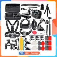 50 in 1 Action Camera Accessory Kit Compatible with GoPro Hero 11/10/9/8/7/6/5/4 GoPro Max Fusion Insta360 AKASO DJI Osmo Action Cameras