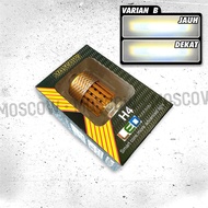 LAMPU LED LASER H4 BOLHAM LEDS LASER BODY GOLD ALUMINIUM HIGH LOW LAMPU UTAMA MOBIL MOTOR YANG H4 LE