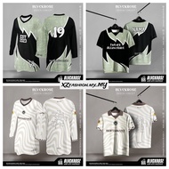 Jersey Muslimah Custom Name and Number Concept Design LongShort Sleeve Baju Muslimah Jersey Custom N