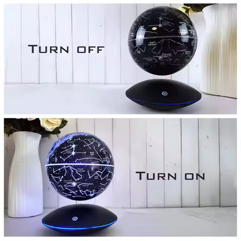 Magnetic Levitation Floating Globe Lamp LED World Map Lighting Decoration Terrestrial Globe Antigrav